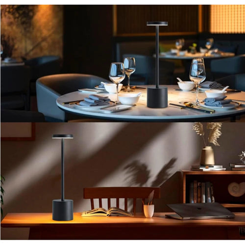 Portable LED Cordless Touch Table Lamps Rechargeable Desk Lamp 3Colors Adjustable Bedside Creative Ambient Light  for Room Decor